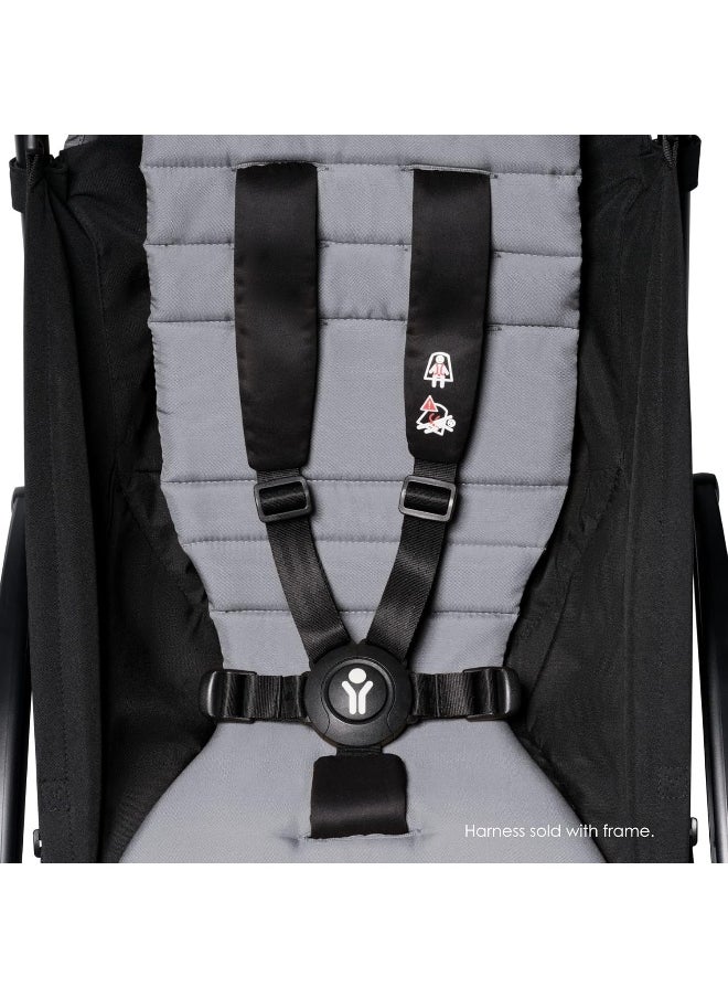 Yoyo 6+ Colour Pack Textiles Only Seat Cushion, Matching Canopy And Zipped Back Pocket Requires Baby Stroller Yoyo2 Frame , Sold Separately  Stone