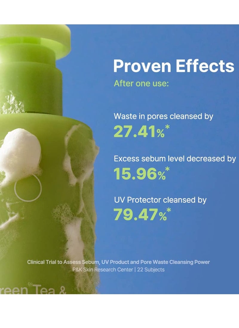 BY WISHTREND] Green Tea & Enzyme Milky Foaming Wash 140g, Papain, Grain Milk Complex, Hydrating, Pore Cleansing, for Sensitive