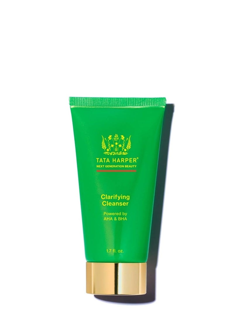 Tata Harper Clarifying Cleanser, Blemish, Oil-Control Face Wash, 100% Natural, Made Fresh in Vermont, 50ml