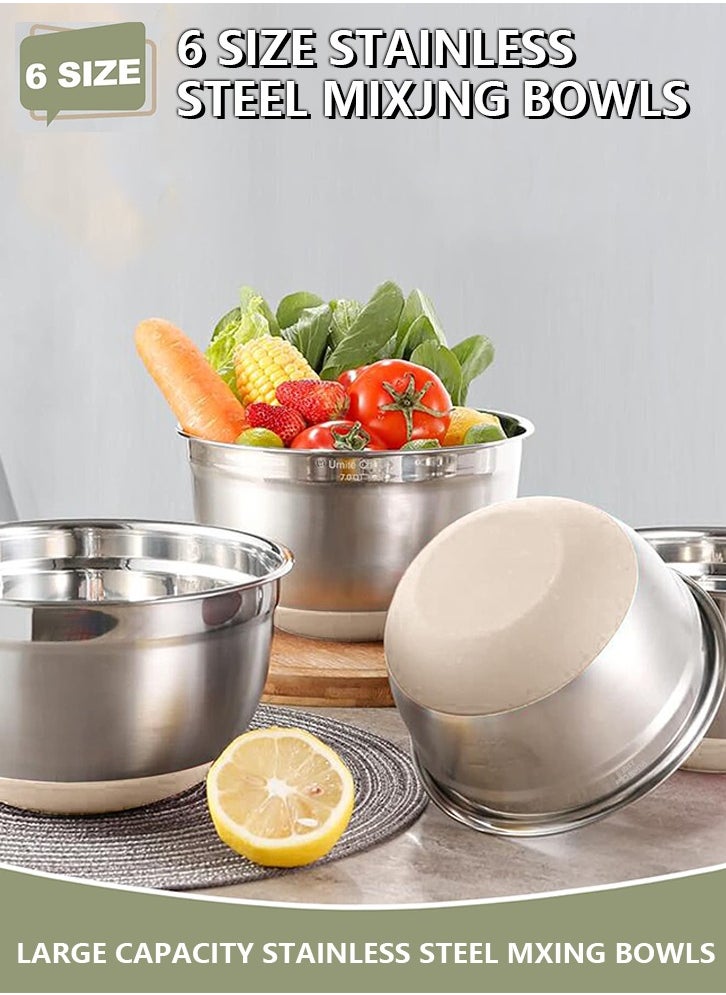 Mixing bowl set with airtight cover,perfect for mixing and serving dishes