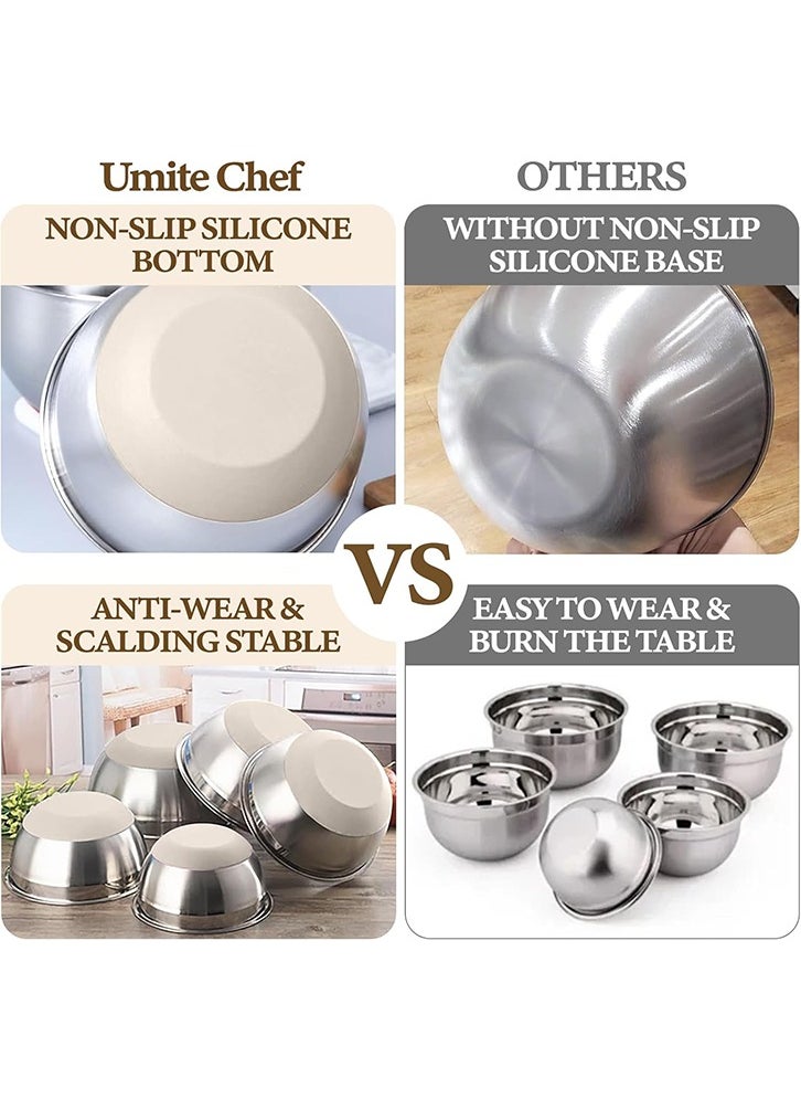 Mixing bowl set with airtight cover,perfect for mixing and serving dishes