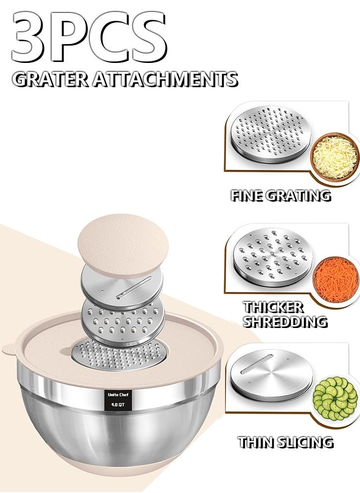 Mixing bowl set with airtight cover,perfect for mixing and serving dishes