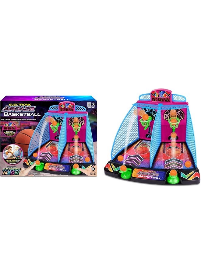 Merchant Ambassador Electronic Arcade Basketball (Hyper Neon Black Series)
