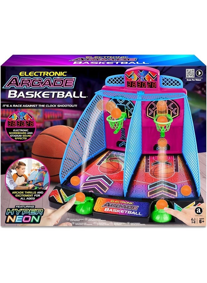 Merchant Ambassador Electronic Arcade Basketball (Hyper Neon Black Series)