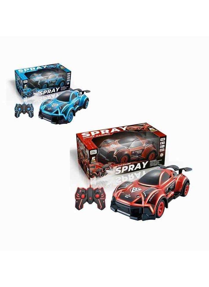 2021 RC Car 4WD 2.4GHz Climbing Car 4x4 Spray Light Racing High-Speed Remote Control Model Vehicle Toy for Hobby