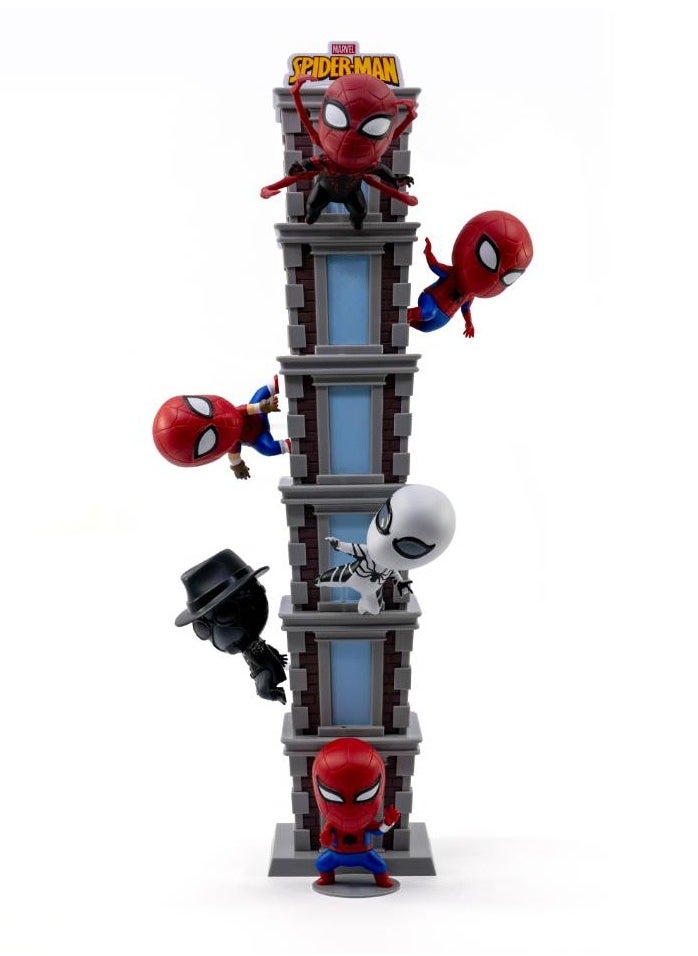 Spiderman Tower Series, Assorted 1 Piece (Style & Color May Vary)  | Collectible Figure | Mystery Figure | Gift for Kids and Collectors!