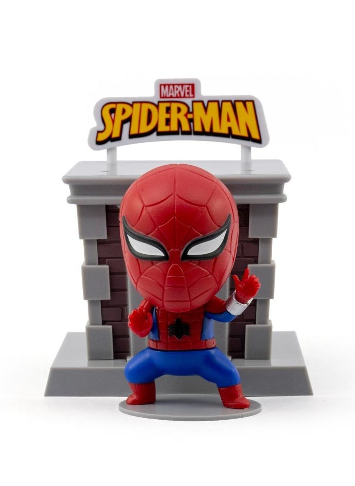 Spiderman Tower Series, Assorted 1 Piece (Style & Color May Vary)  | Collectible Figure | Mystery Figure | Gift for Kids and Collectors!