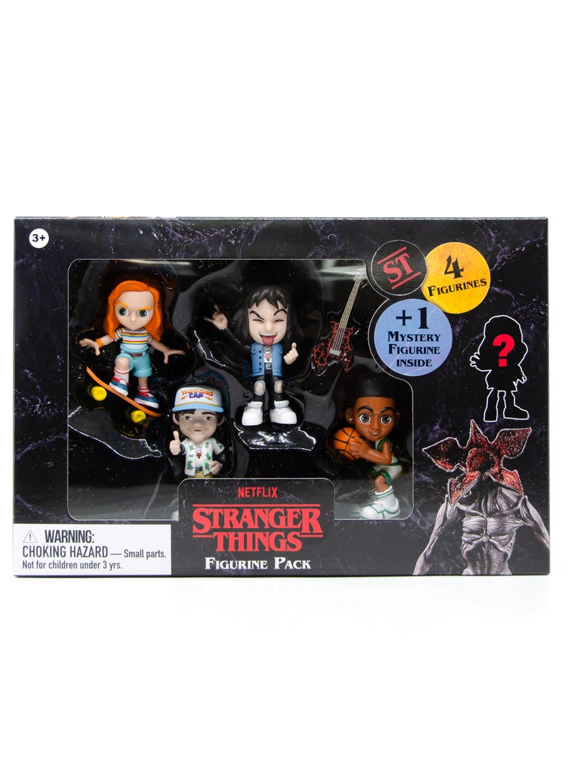 Stranger Things Figure Gift Set 4+1 Figure, Assorted 1 Piece (Character & Color May Vary) | Collectible Figure | Mystery Figure | Gift for Kids and Collectors!