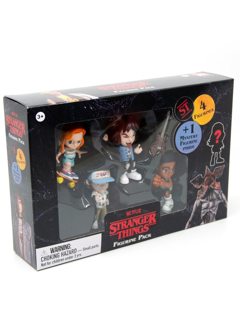 Stranger Things Figure Gift Set 4+1 Figure, Assorted 1 Piece (Character & Color May Vary) | Collectible Figure | Mystery Figure | Gift for Kids and Collectors!