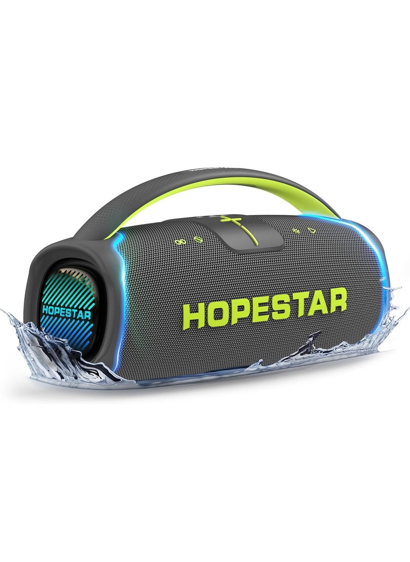 A65 300W Portable Bluetooth Speaker – Big Bass, Karaoke Mic, IPX6 Waterproof, 30000mAh Battery, TWS Stereo, LED Lights & Handle – Perfect for Parties, Camping, and Outdoor Adventures