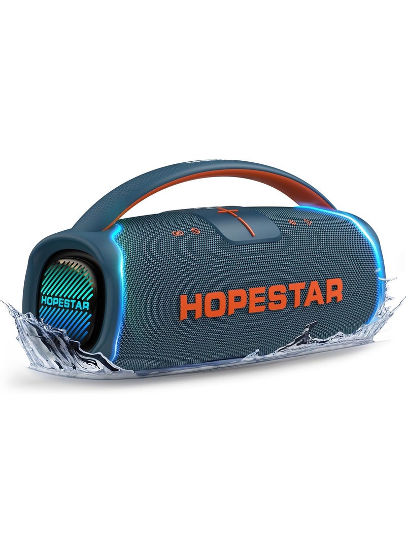 A65 300W Portable Bluetooth Speaker – Big Bass, Karaoke Mic, IPX6 Waterproof, 30000mAh Battery, TWS Stereo, LED Lights & Handle – Perfect for Parties, Camping, and Outdoor Adventures