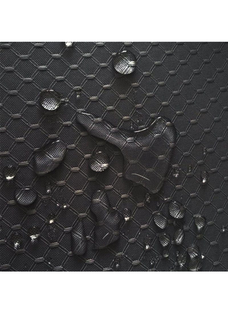 Premium Shower Curtain Waterproof Thickened Polyester Fabric Durable Mildew Stain Resistant Stylish Curtain (Dark Grey, 180 x 180 cm)