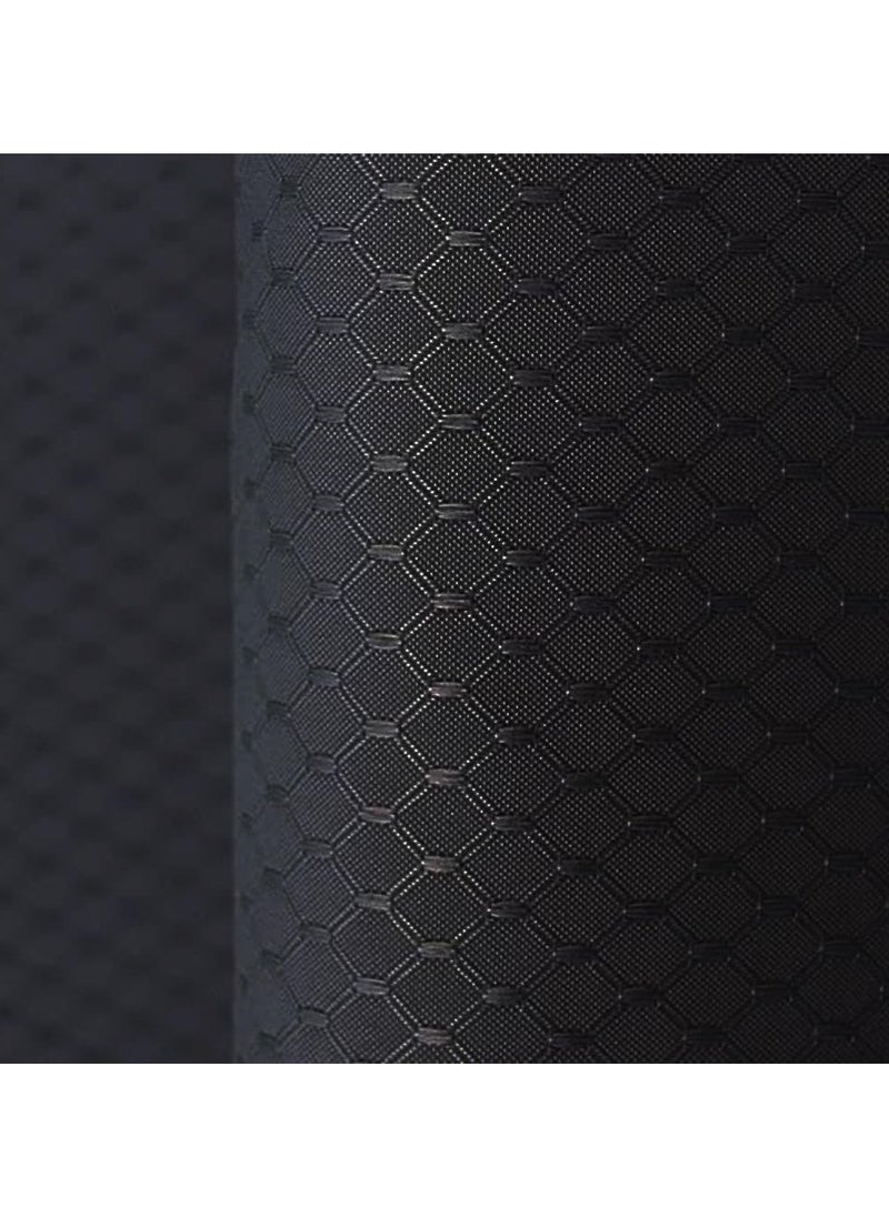 Premium Shower Curtain Waterproof Thickened Polyester Fabric Durable Mildew Stain Resistant Stylish Curtain (Dark Grey, 180 x 180 cm)