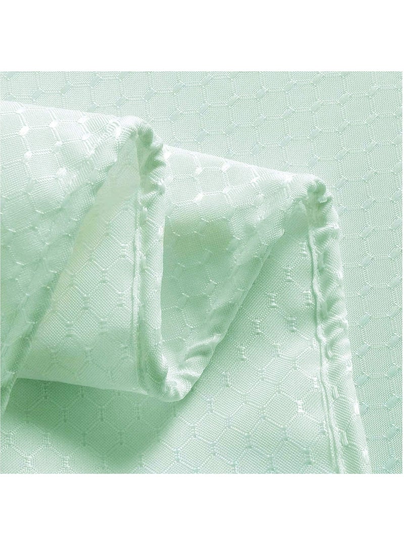 Premium Shower Curtain Waterproof Thickened Polyester Fabric Durable Mildew Stain Resistant Stylish Curtain (Green, 200 x 180 cm)