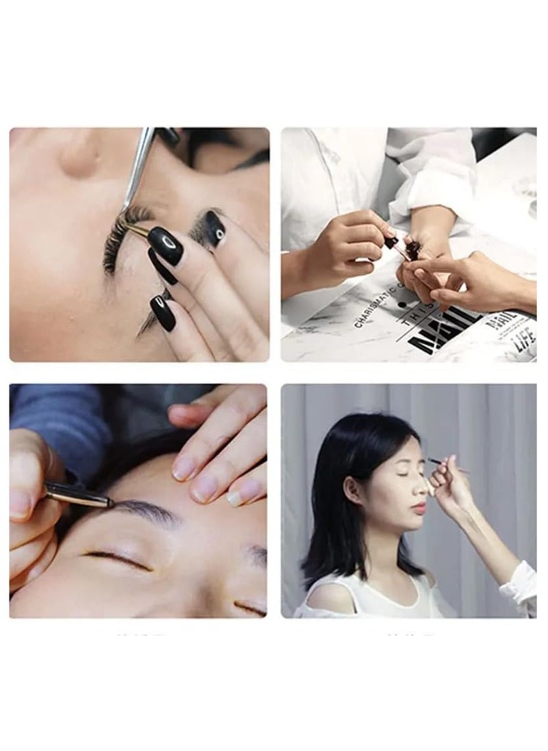 Xria HD-M8X Modern 50W Half-moon Shaped Fill Light 3000K-6000K Dimmable LED Light Floor Lamp for SPA Tattoo Beauty Salon Eyelash Makeup (White)