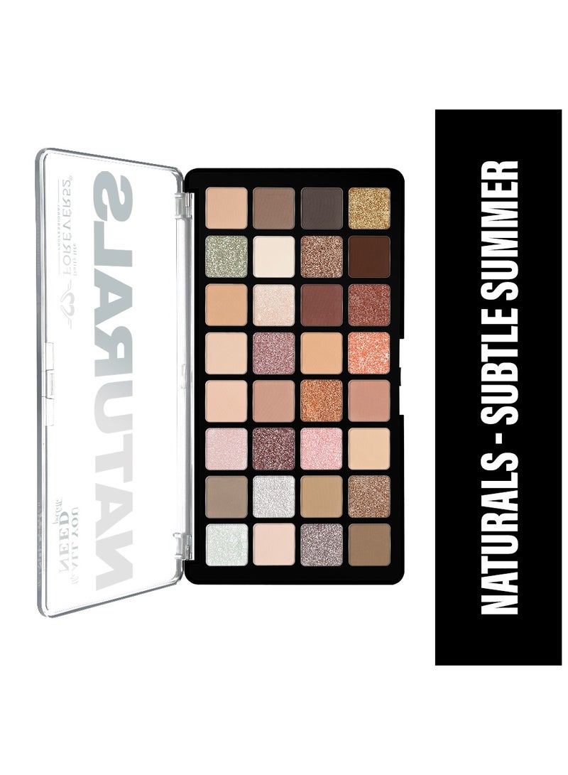 Naturals 32 Color Eyeshadow Palette Subtle Summer