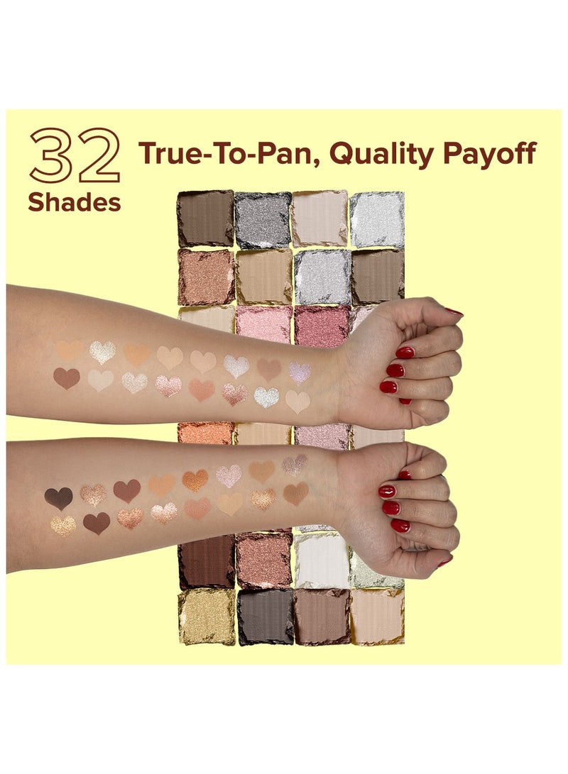 Naturals 32 Color Eyeshadow Palette Subtle Summer