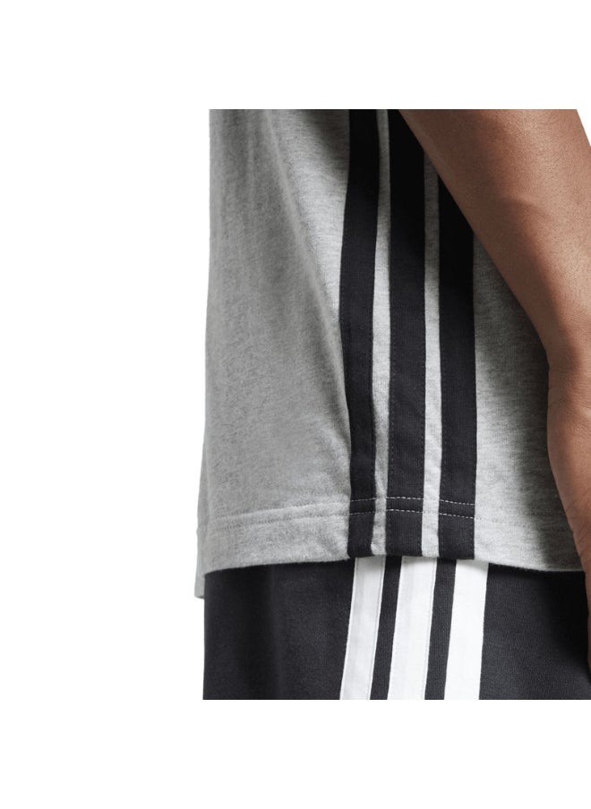 essentials three stripes single men t-shirt