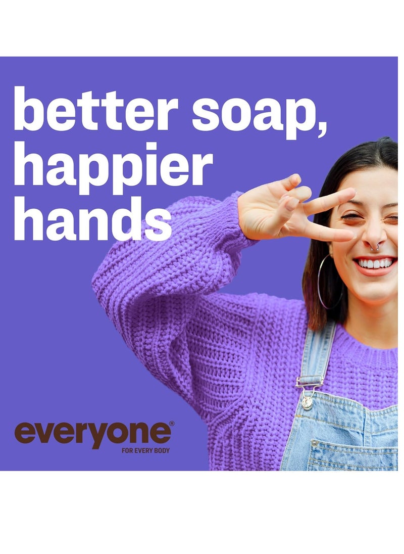 Everyone Liquid Hand Soap, 12.75 Ounce (Pack of 3), Lavender and Coconut, Plant-Based Cleanser with Pure Essential Oils