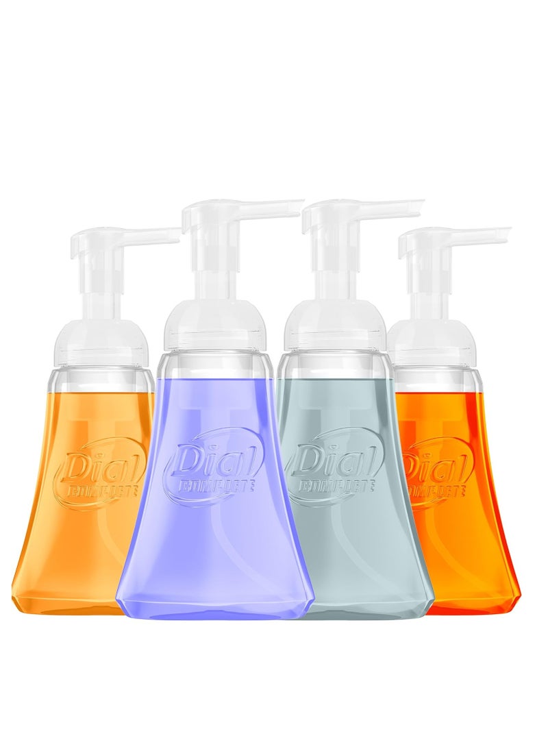 Dial Complete Foaming Anti-Bacterial Hand Wash Variety 4-Pack - Assorted Scents. 7.5 Oz Each