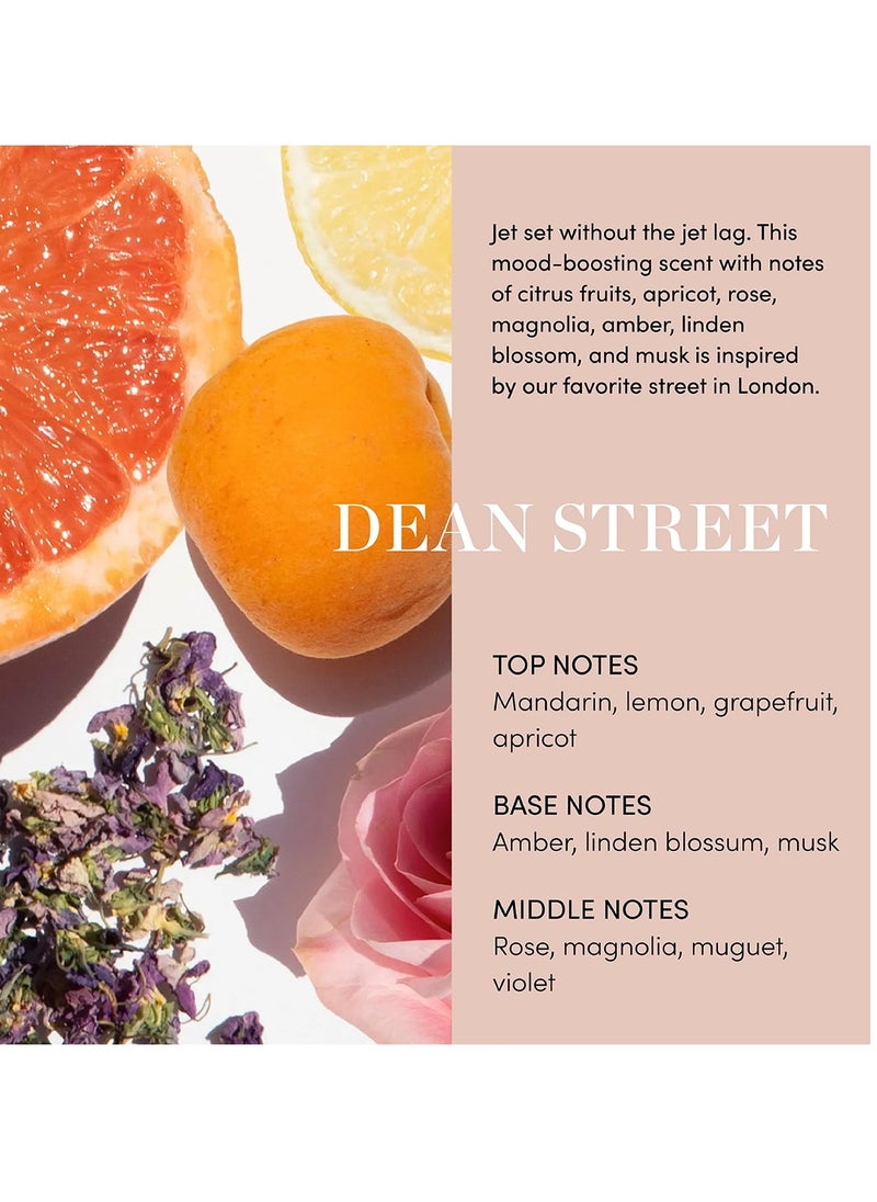 OUAI Hand Wash and Hand Lotion Set, Dean Street Scent - Moisturizes and Exfoliates with Daily Use - Made with Jojoba Esters, Avocado & Rosehip Oils (16 Fl Oz Each)