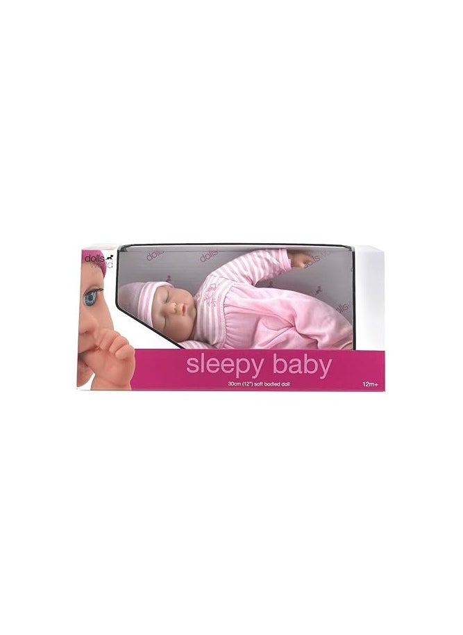 Dolls World Sleepy Baby 30Cm