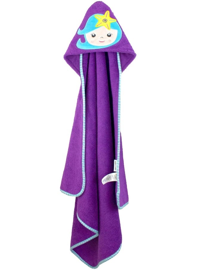 Zoocchini Baby Towel with Hood Mermaid 100% Cotton