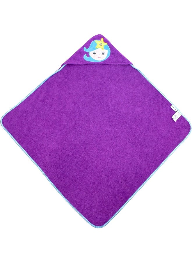 Zoocchini Baby Towel with Hood Mermaid 100% Cotton