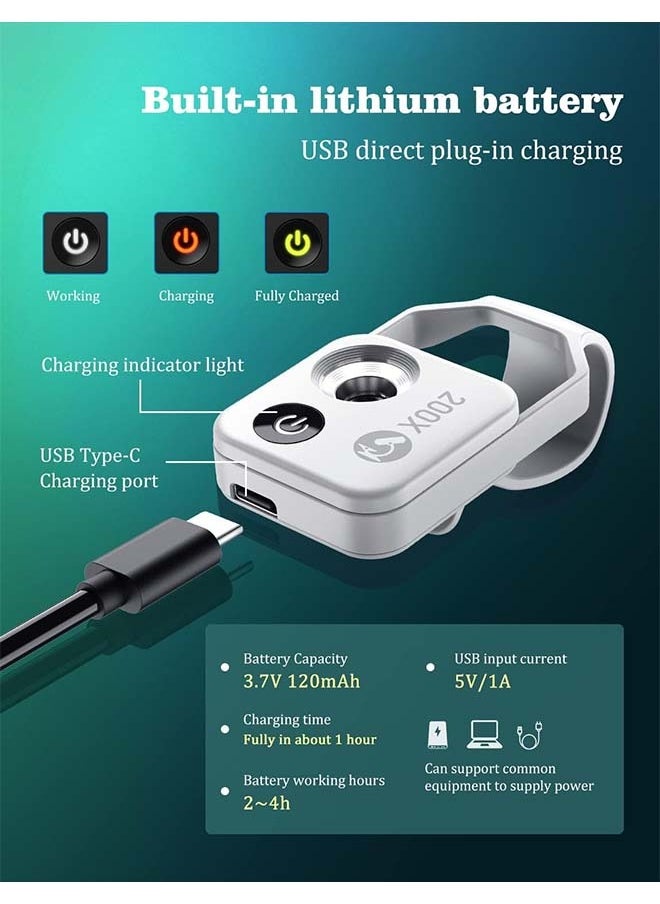 Phone Microscope with CPL Lens/LED Light, 200X Pocket Microscope camera attachment with Universal clip for most iPhone/Andriod Phone - The best gift to Enjoy Microworld for Kids and Adults