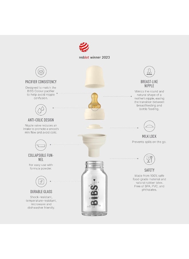 Bibs Baby Bottle 110Ml Blush