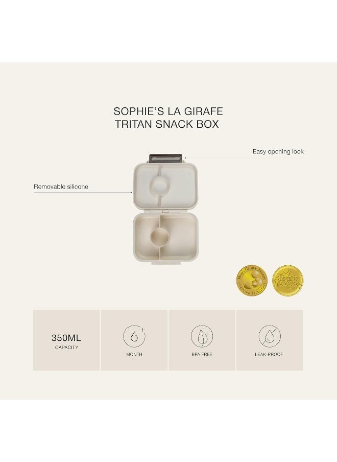 Tritan Snackbox With 3 Compartments For Kids, Leak-Proof And Bpa FreeSophie La Girafe