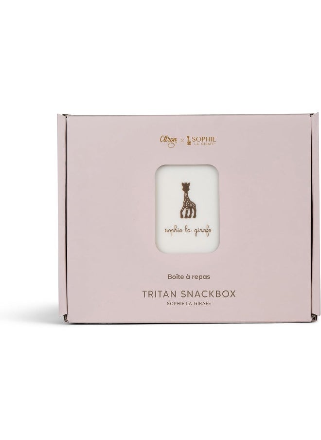 Tritan Snackbox With 3 Compartments For Kids, Leak-Proof And Bpa FreeSophie La Girafe