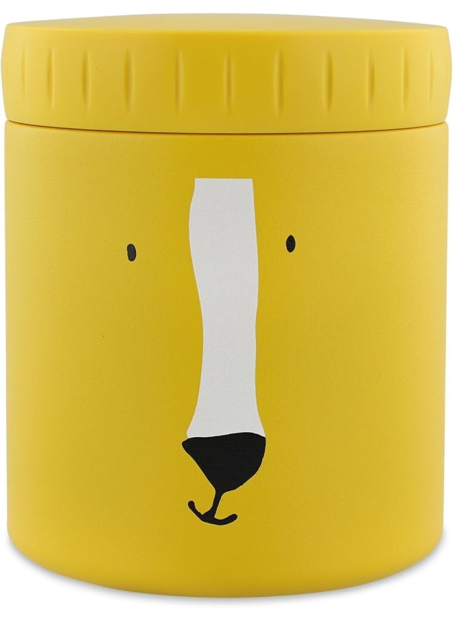 Insulated Food Jar Mr. Lion, 350Ml, Leak-Proof And Portable, Keeps Food Hot Or Cold, Stainless Steel, Kids' Lunch Container