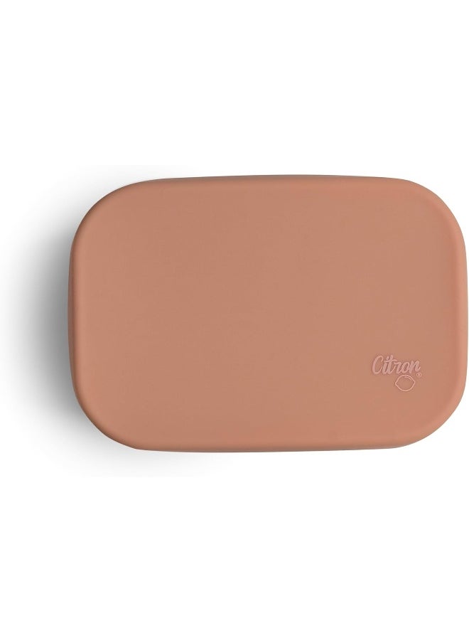 Mini Stainless Steel Snackbox With 1 Compartment For Kids, Leak-Proof And Bpa FreeBlush Pink