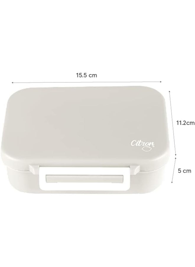 Tritan Snackbox With 3 Compartments For Kids, Leak-Proof And Bpa FreeDino Green