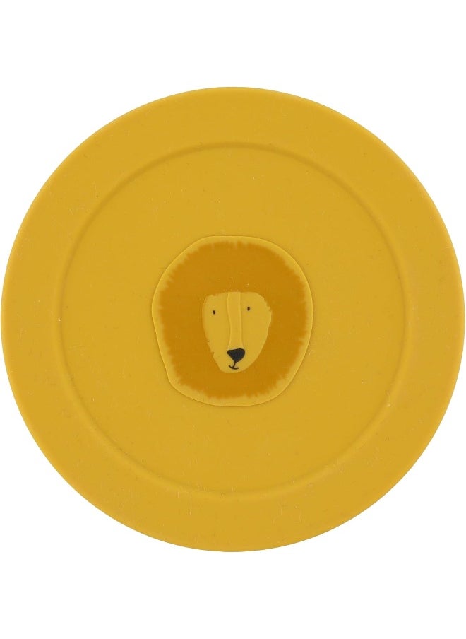 Mr Lion Silicone Snack Pot With Lid, Yellow