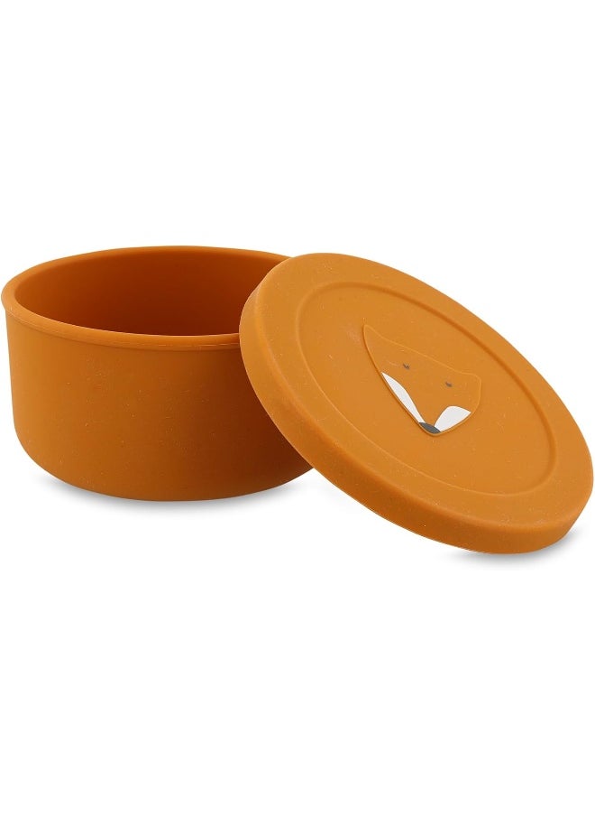 Mr Fox Silicone Snack Cup Snack Pot With Lid