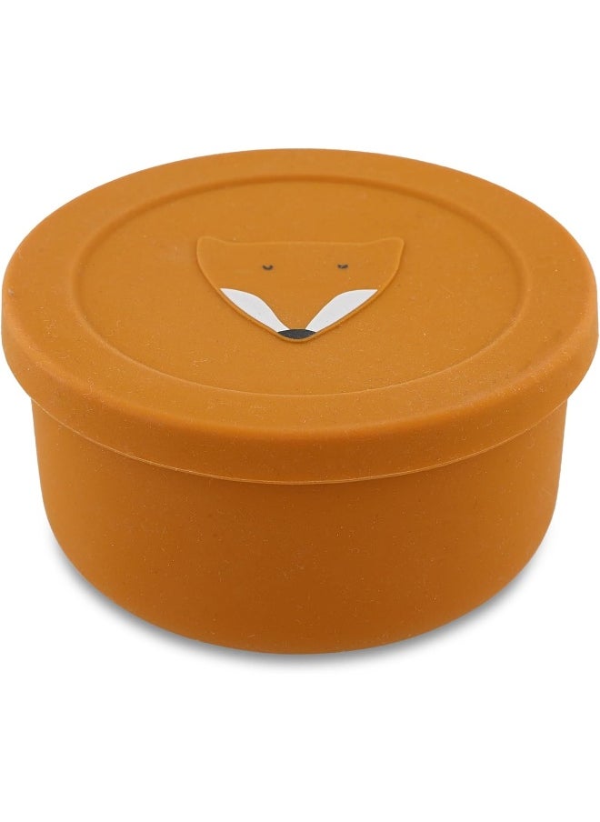 Mr Fox Silicone Snack Cup Snack Pot With Lid