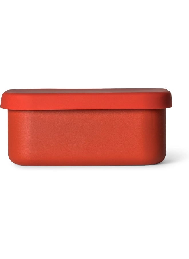 Mini Stainless Steel Snackbox With 1 Compartment For Kids, Leak-Proof And Bpa FreeBrick