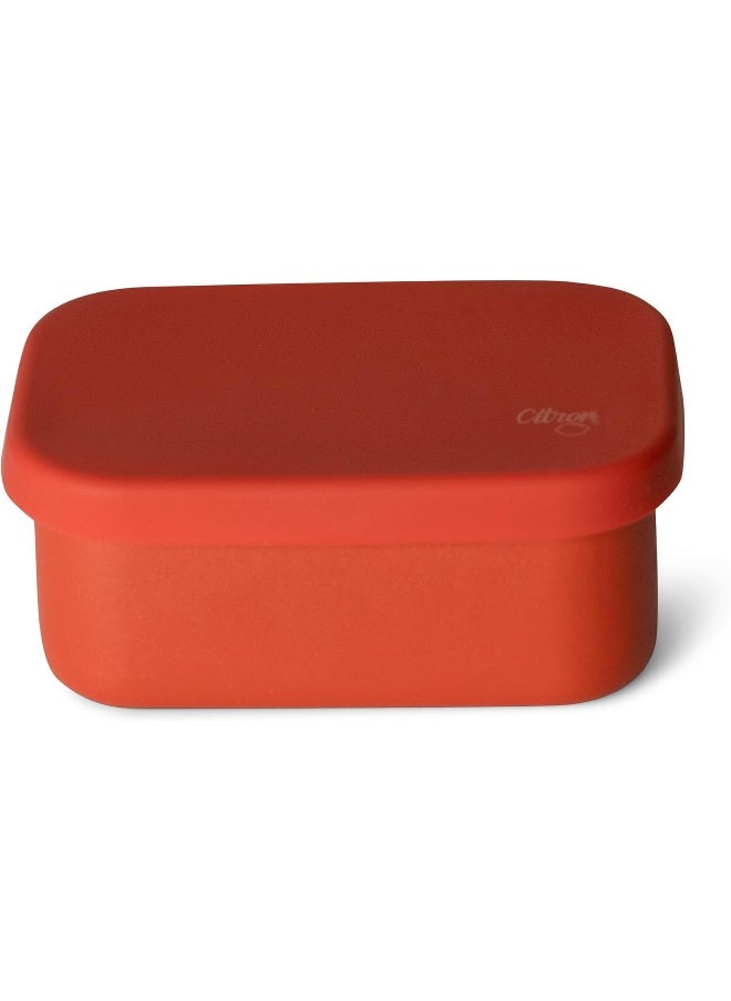 Mini Stainless Steel Snackbox With 1 Compartment For Kids, Leak-Proof And Bpa FreeBrick