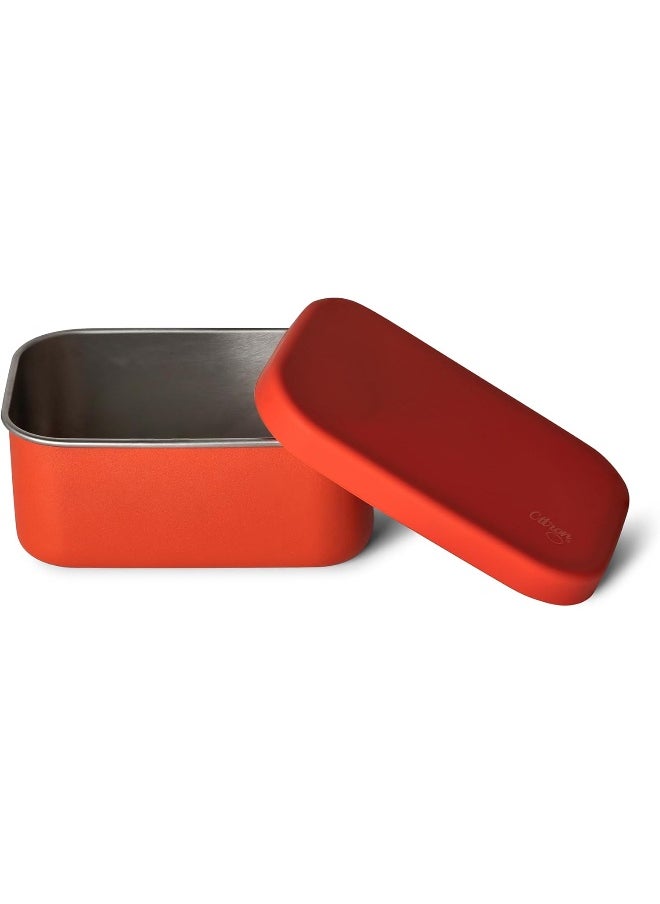 Mini Stainless Steel Snackbox With 1 Compartment For Kids, Leak-Proof And Bpa FreeBrick