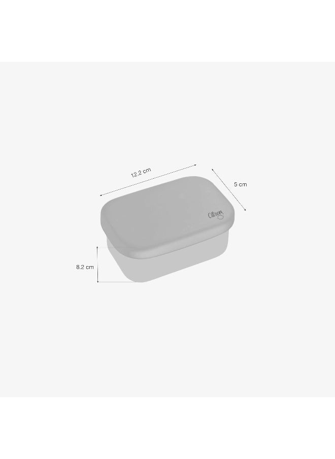 Mini Stainless Steel Snackbox With 1 Compartment For Kids, Leak-Proof And Bpa FreeBrick