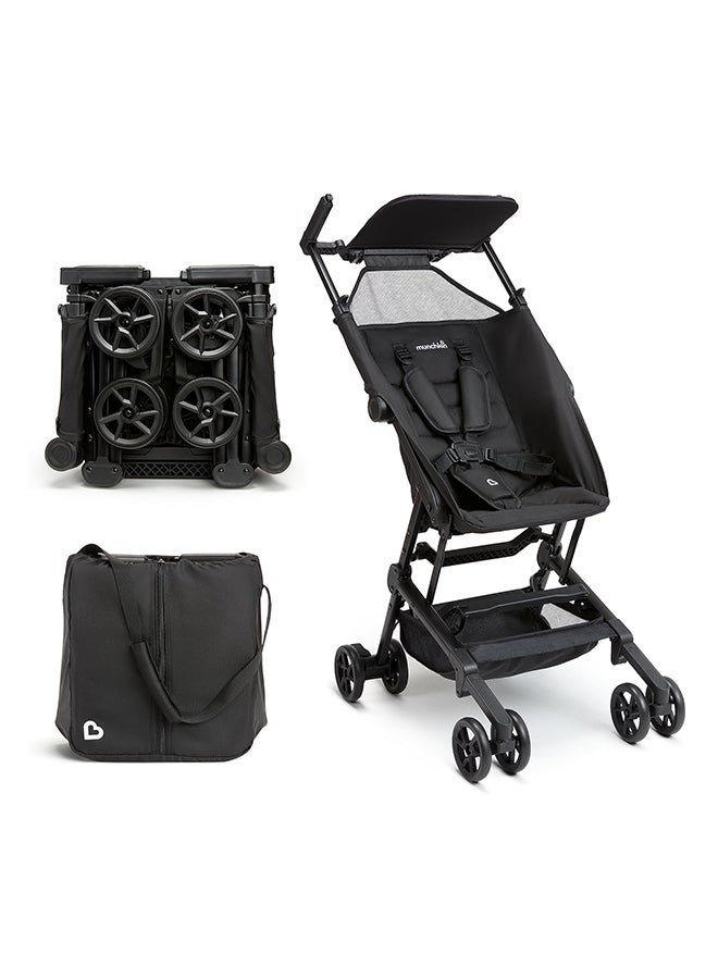 Sparrow Ultra Compact Lightweight Easy Fold Stroller Black