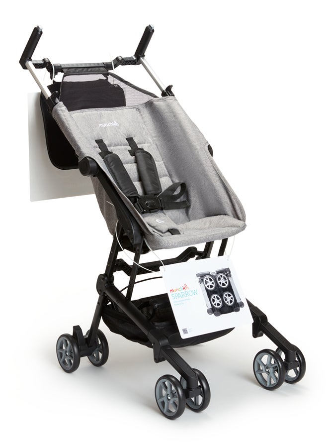 Sparrow Ultra Compact Lightweight Easy Fold Stroller Grey