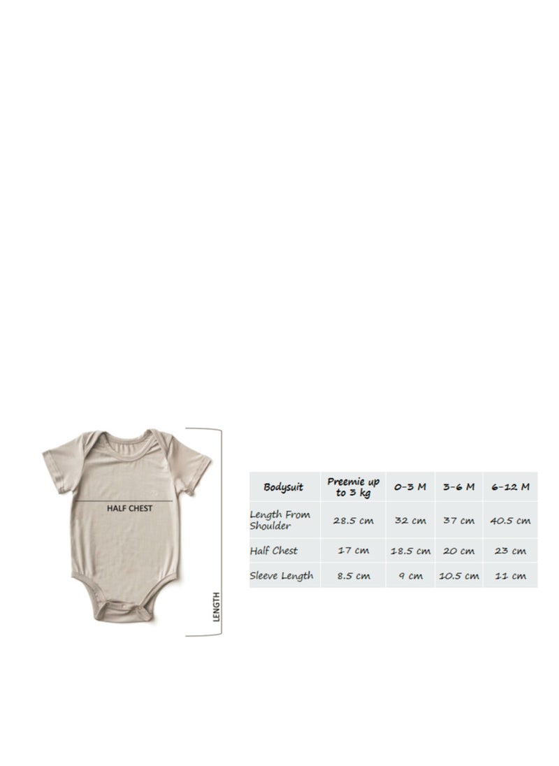 Organic Bamboo Spandex Bodysuit- Light Mint