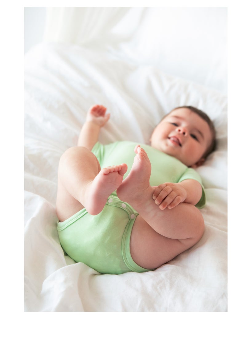 Organic Bamboo Spandex Bodysuit- Light Mint