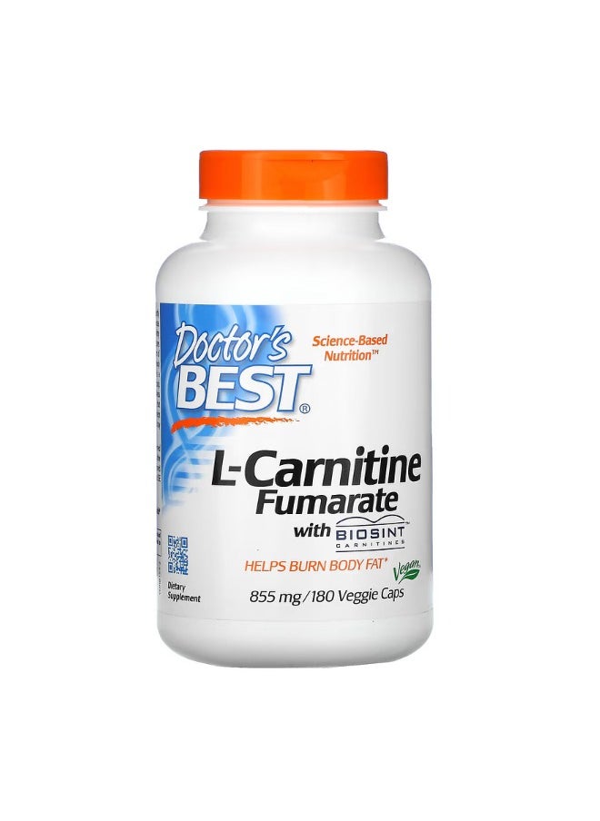 LCarnitine Fumarate with Biosint Carnitines 855 mg 180 Veggie Caps