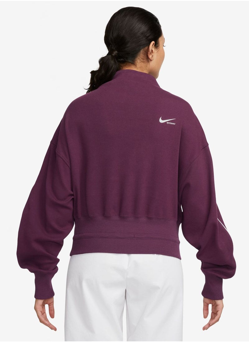 Mock Neck Top