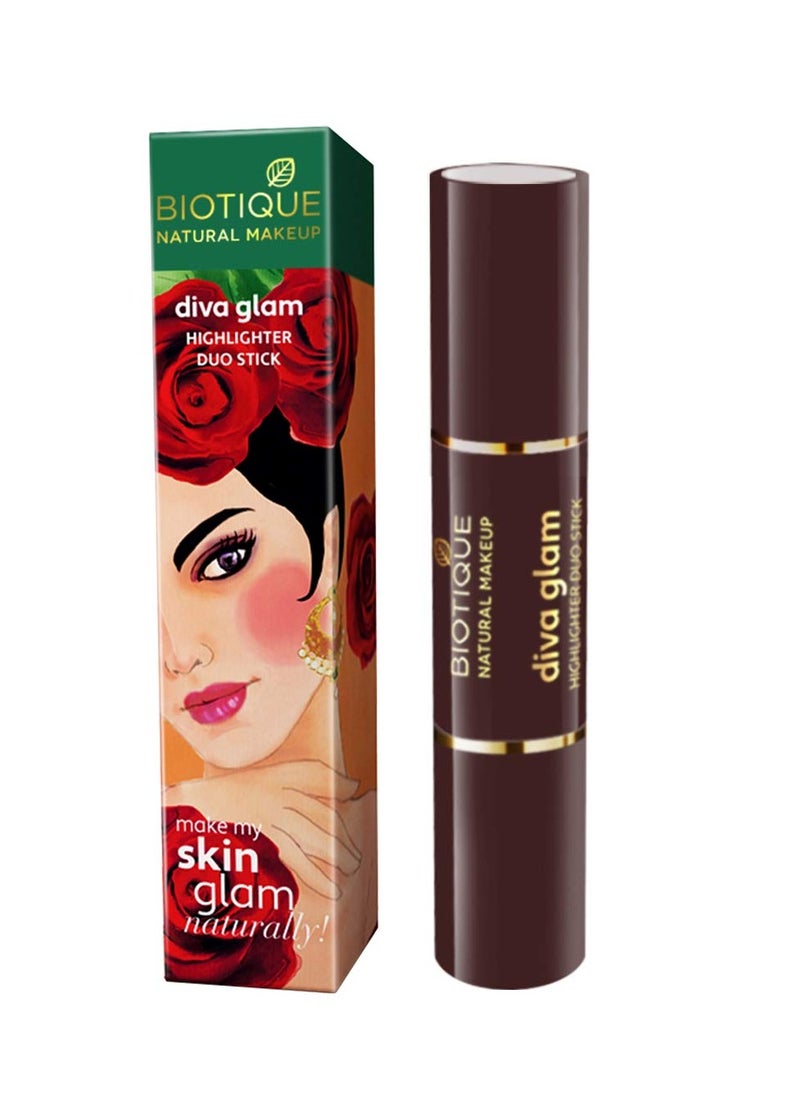 Natural Makeup Diva Glam Highlighter Duo Stick Shade N Sheen 4g