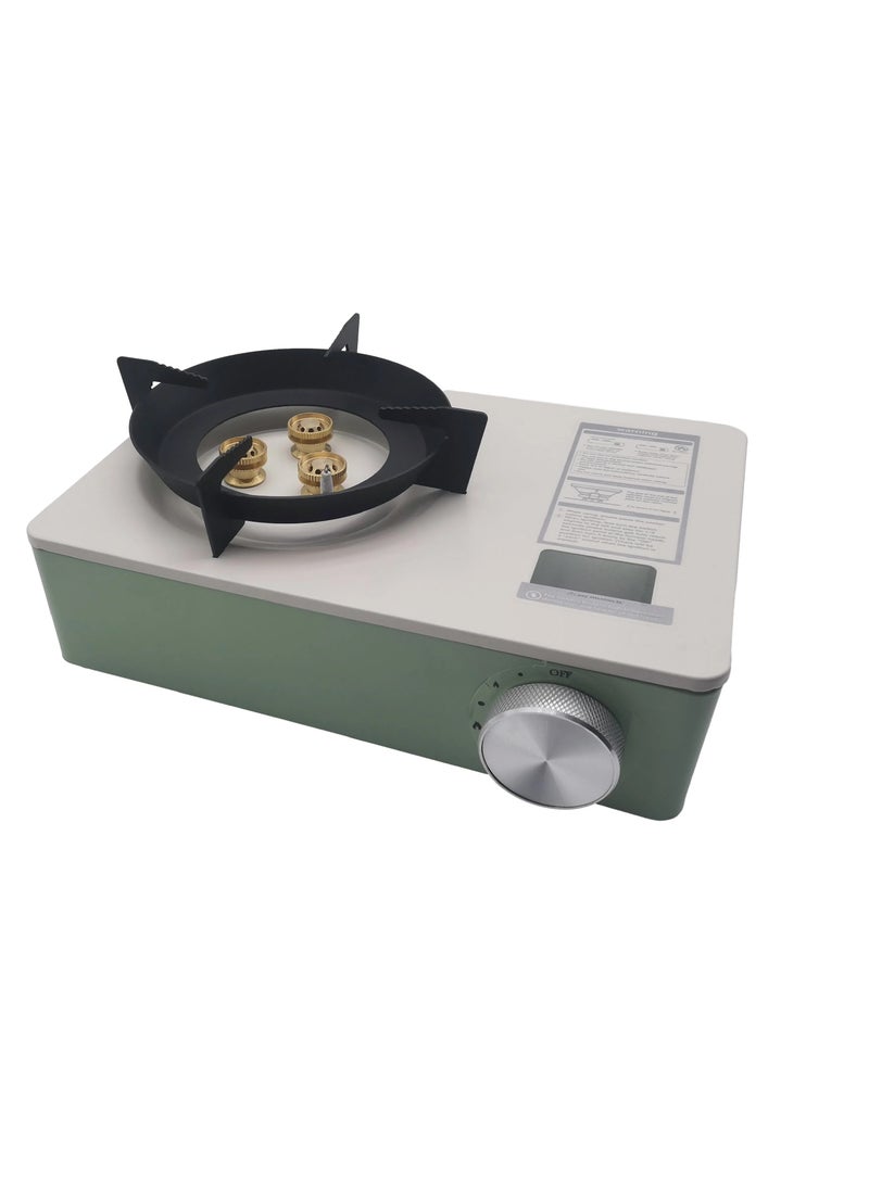 Portable Gas Stove Strong And Windproof Flame With Even Heat Distribution And A Bag For Easy Carry